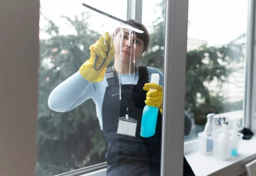 Nettoyage de vitres intérieures et extérieures à Aubazat